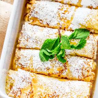 Maple Ricotta Stuffed Crepes