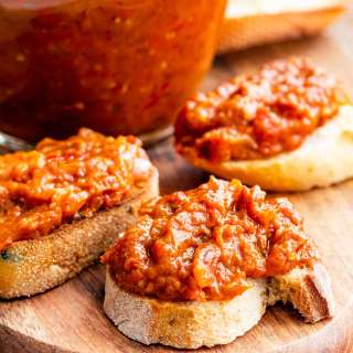 Roasted Eggplant and Pepper Spread
