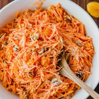 Carrot Salad with Apricots and Pecans