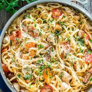 Jacked-Up Chicken Scampi