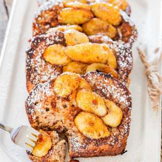 Banana Bread French Toast with Caramelized Bananas