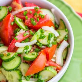 Cucumber and Tomato Salad