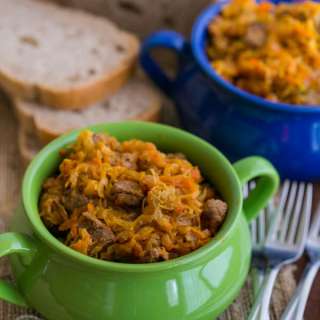 Braised Cabbage With Beef