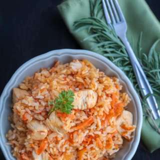 Ukrainian Chicken Plov (Rice Pilaf)