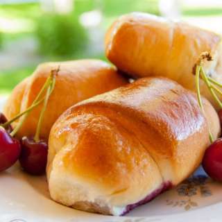 Buchty - Sweet Cherry Filled Buns