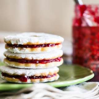 Jam Filled Sandwich Cookies (Zirochki)