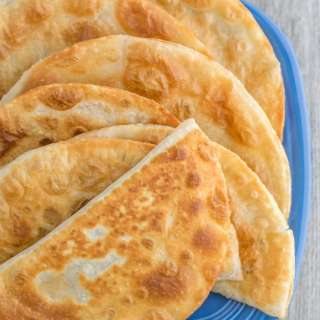 Cabbage and Mushroom Chebureki (Turnovers)