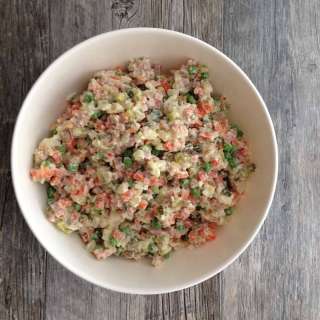 Olivye - Ukrainian Potato Salad - Olivier
