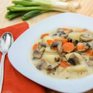 Russian Mushroom and Potato Soup Recipe