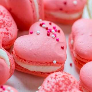 Heart Macarons with Lemon Buttercream (VIDEO Recipe)