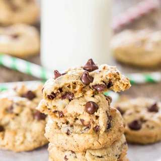 Hazelnut Toffee Chocolate Chip Cookies