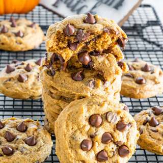 Pumpkin Chocolate Chip Cookies