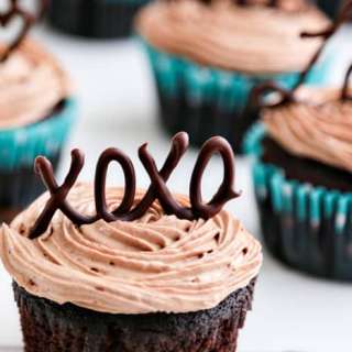 Eggless Chocolate Cupcakes with Prague Frosting