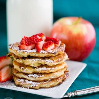 Apple and Cottage Cheese Pancakes