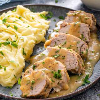 Crockpot Cuban Style Pork Tenderloin
