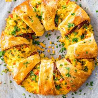 Crescent Bacon Breakfast Ring