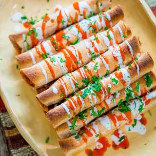 Chicken Enchilada Taquitos