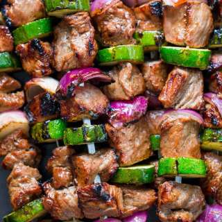 Grilled Steak Kebabs