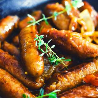 Devilled Sausages