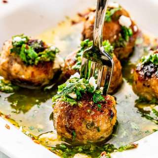Chimichurri Meatballs