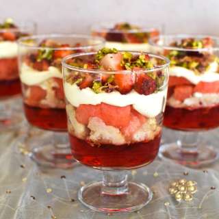 Watermelon and Rosewater Trifle