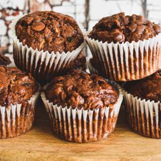 Chocolate Zucchini Muffins
