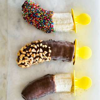 Frozen Chocolate Bananas