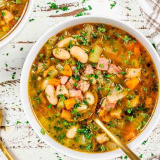 Leftover Ham and Bean Soup