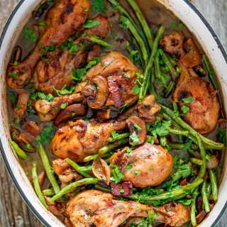 Coq Au Vin with Mashed Potatoes