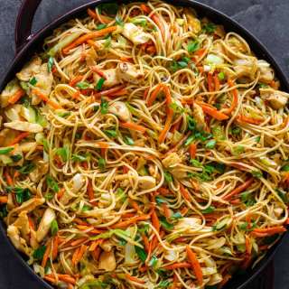 Chicken Chow Mein with the Best Chow Mein Sauce
