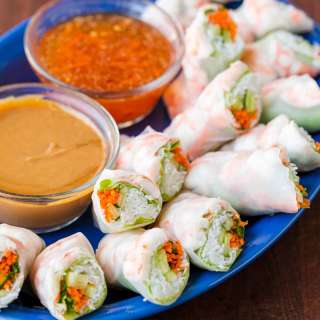Fresh Spring Rolls Recipe with Best Dipping Sauce
