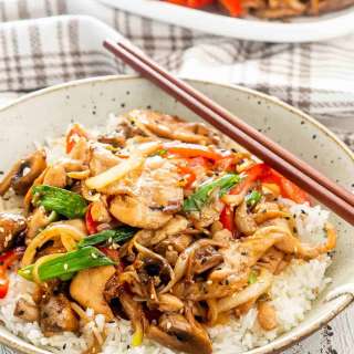 Chicken Mushroom Stir Fry
