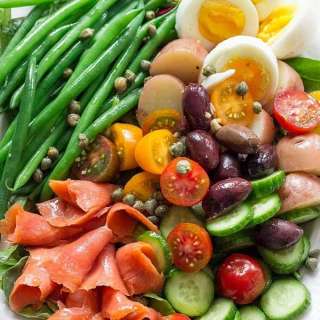 Smoked Salmon Nicoise Salad