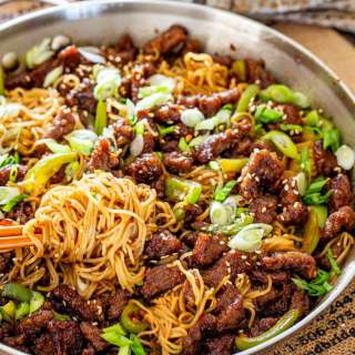 Mongolian Beef Noodles