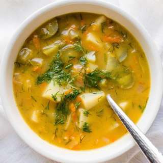 Vegan Dill Pickle Soup