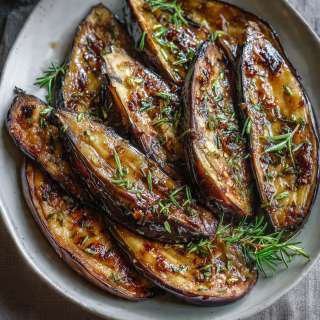 Perfect Roasted Eggplant (Tender, Caramelized!)
