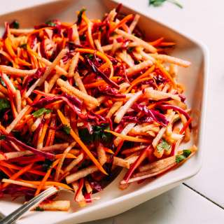 Crunchy Jicama Slaw (1 Bowl!)