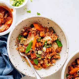 Kimchi Fried Rice (Plant-Based!)