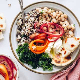 Spring Buddha Bowl with Quinoa & Lemony White Beans