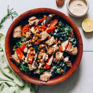 Rosemary Roasted Root Vegetable Panzanella