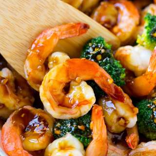 Honey Garlic Shrimp Stir Fry