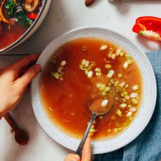 Gut-Calming Vegetable Broth (+ Miso Tonic)