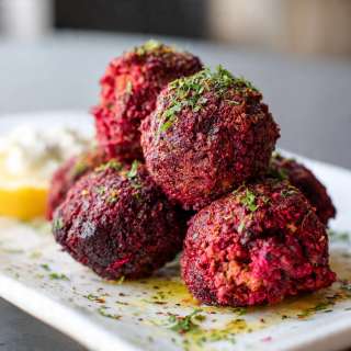 Easy Beet Falafel