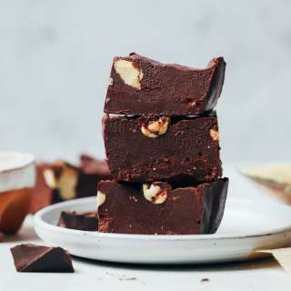 3-Ingredient Chocolate Fudge (Dairy-Free)