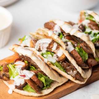 The Easiest Vegan Shawarma Wraps