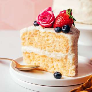 The BEST Gluten-Free Vanilla Cake (1 Bowl!)