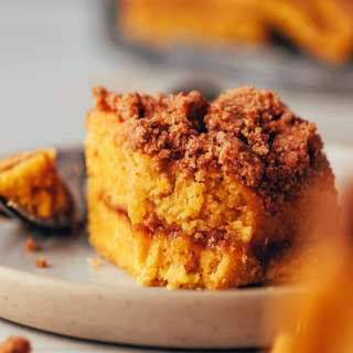 1-Bowl Pumpkin Coffee Cake (Vegan + GF)