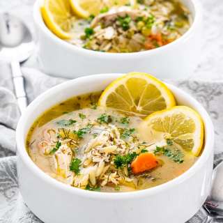 Instant Pot Lemon Chicken Orzo Soup
