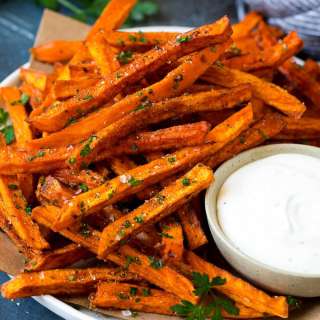 Sweet Potato Fries (Baked or Fried)