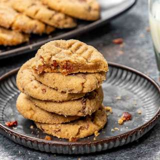 Peanut Butter Bacon Cookies